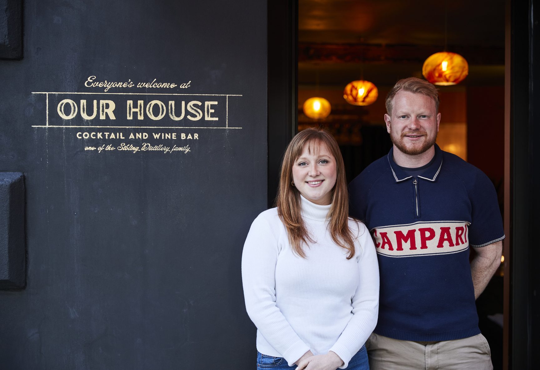 Cicely and Felic, owners of Our House, stood next to one another.